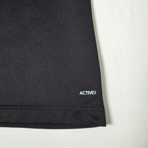 adidas Other - Adidas T-Shirt Men Large Black‎ Active 360 Short Sleeve AZB004 Stripe Athletic